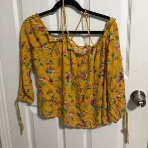 Charlotte Russe yellow shirt